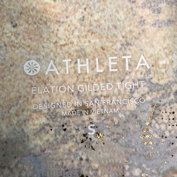 Athleta Elation Gilded Tight Size Small - Picture 2 of 5